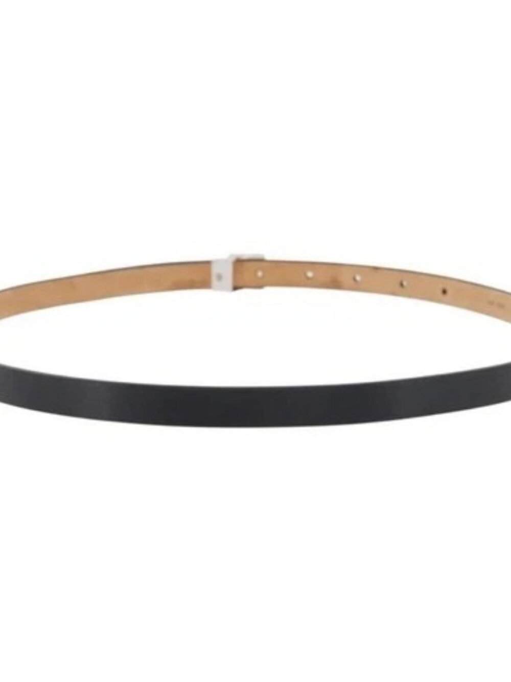 LOUIS VUITTON Ceinture Carre Belt Leather 37"" Black LV Auth ka1715 - Picture 2 of 11